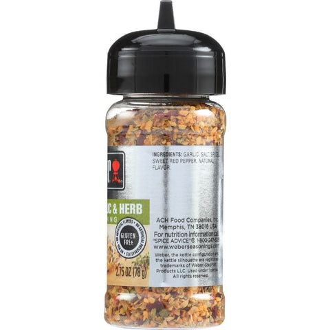 Weber Roasted Garlic and Herb Seasoning - 2.75 oz