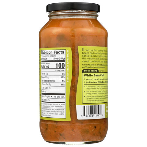 Frontera White Bean Chili Starter - 24 oz