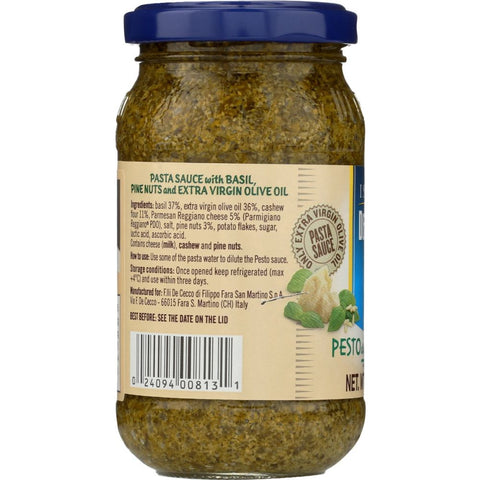 De Cecco Pesto Alla Genouese Sauce - 7 oz