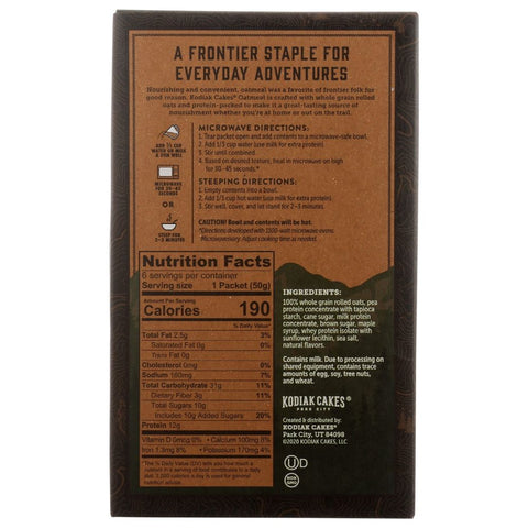 Kodiak Protein Packed Oatmeal Maple Brown Sugar - 10.58 oz
