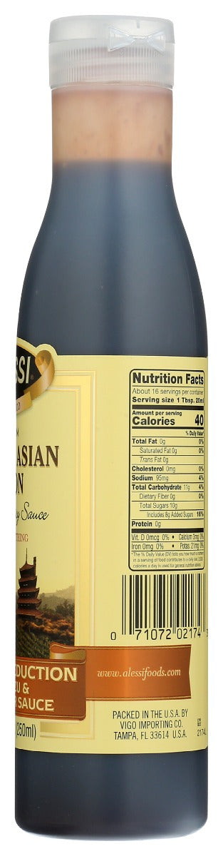 Alessi Balsamic Vinegar Reduction Italian Asian Fusion - 8.5 oz.