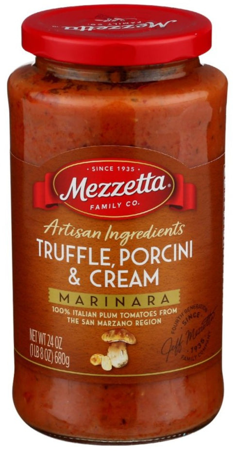 Mezzetta Truffle Porcini And Cream Marinara - 24 oz | mezzetta sauce | mezzetta pasta sauce | mezzetta marinara sauce | mezzetta marinara | mezzetta tomato sauce | mezzetta truffle porcini and cream | mezzetta truffle porcini and cream | mezzetta truffle porcini cream marinara | mezzetta sauce truffle | mezzetta sauce marinara