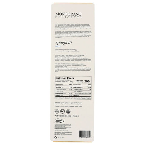 Monograno Felicetti Matt Spaghetti - 17.6 oz
