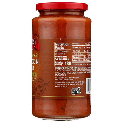 Mezzetta Truffle Porcini And Cream Marinara - 24 oz