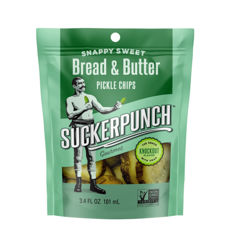 Suckerpunch Bread & Butter Pickle Chips - 3.4 oz.