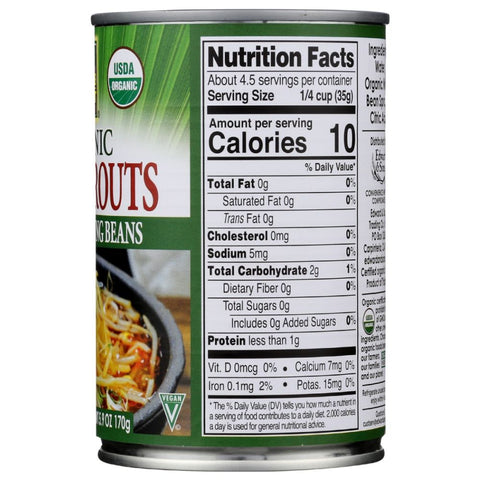 Native Forest Organic Sprouted Mung Bean Sprouts - 14 oz
