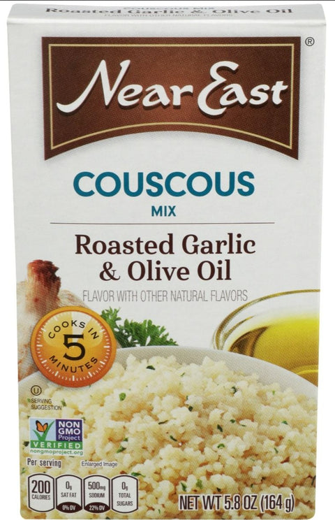 Near East Couscous Mix Roasted Garlic & Olive Oil - 5.8 oz