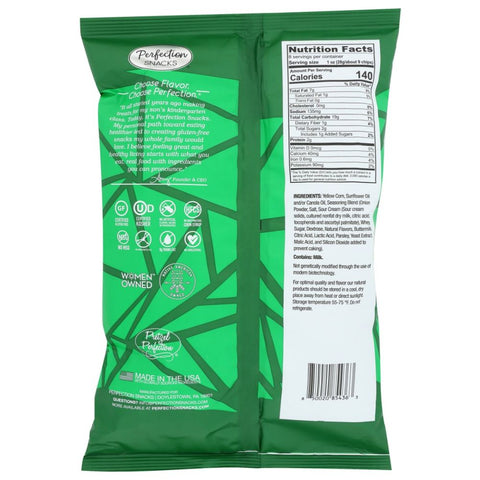 Perfection Snacks Sour Cream and Onion Tortilla Chips - 8 oz
