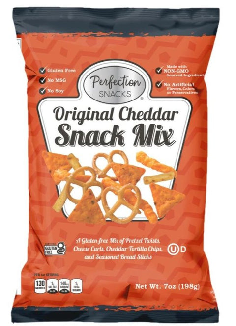 Pretzel Perfection Original Cheddar Snack Mix - 7 oz| Perfection Pretzels | perfection snacks pretzels | perfectionsnacks | Pretzel perfection snacks | perfection snacks snack mix | perfection snacks gluten free | perfection snack mix | perfection snacks gluten free snack mix | perfectionsnacks | pretzel perfection snacks | pretzel perfection snack mix | Pantryway