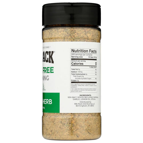 Rib Rack Sugar Free Tuscan Herb Seasoning - 6 oz