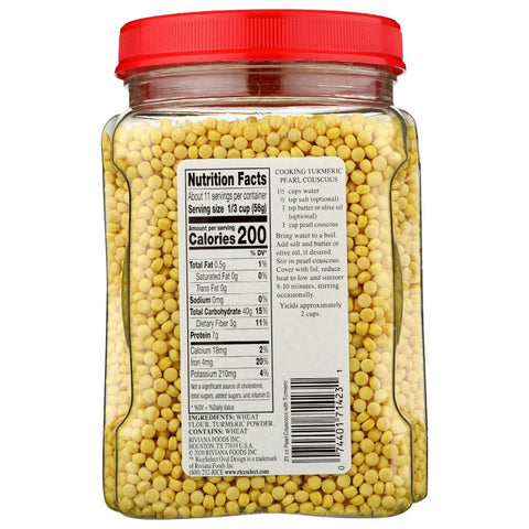 RiceSelect Turmeric Pearl Couscous - 21 oz