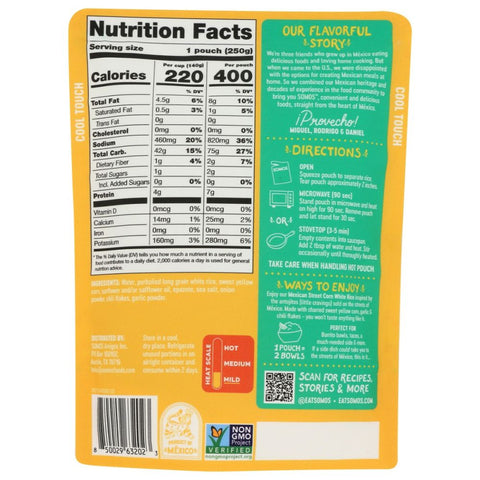 Somos Mexican Street Corn White Rice - 8.8 oz