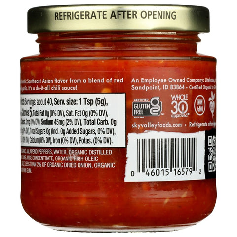 Sky Valley Sambal Oelek Chili Paste - 7 oz