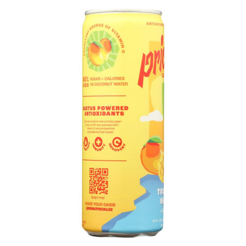 Pricklee Cactus Water Tropical Mango Plus Ginger - 12 fl oz