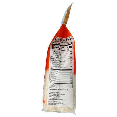 Lotus Foods Regenerative Organic White Basmati Rice - 30 oz