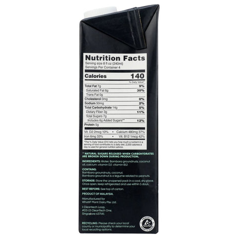 WhatIF Foods Bamnut Milk Barista - 33.8 fl oz
