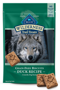 Blue Buffalo Wilderness Trail Treats Dog Treat Duck Biscuits - 10 oz | Pantryway