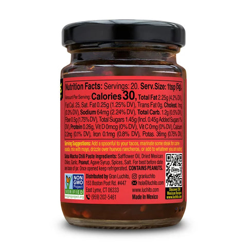 Gran Luchito Salsa Macha Mexican Spicy And Nutty - 3.5 oz
