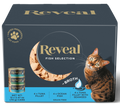 Reveal Fish Selection In Broth Variety Pack - 12 pk | reveal cat food | reveal wet cat food | reveal in broth cat food | Pantryway