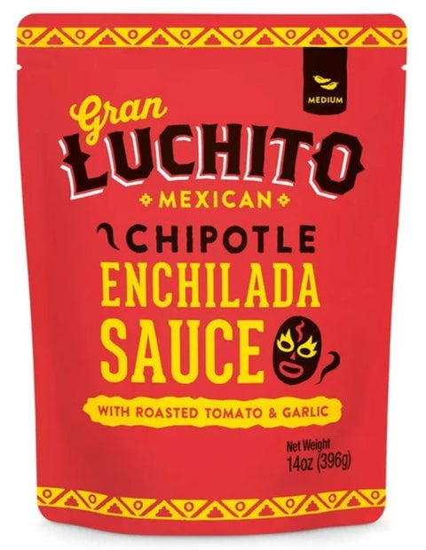 Gran Luchito Enchilada Sauce Red Chipotle - 14 oz | gran luchito enchilada sauce | luchito enchilada sauce | luchito sauce | Gran Luchito | Pantryway