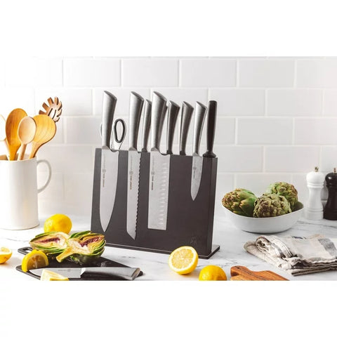 Schmidt Brothers Cutlery Elite Series Forged German Stainless Steel Knife Block Set 14 pcs