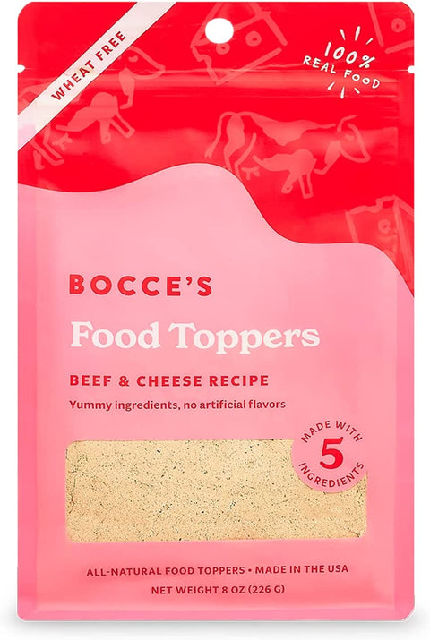 Bocce's Bakery Topper Beef And Cheese - 8 oz | bocce's | bocce's bakery | Pantryway