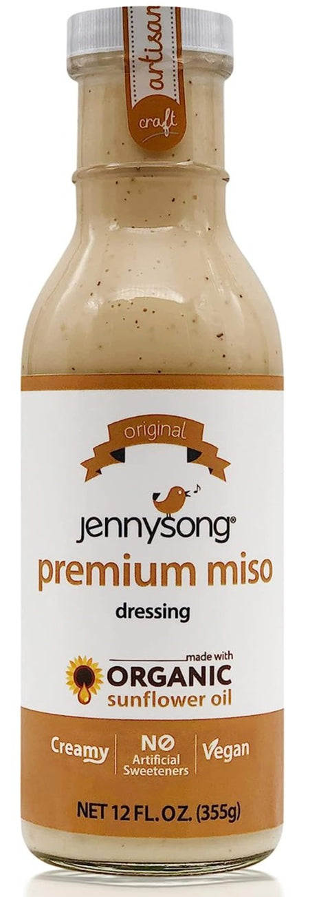 Jennysong Organic Premium Miso Dressing - 12 fl oz | Jennysong | Jennysong Dressing | Pantryway