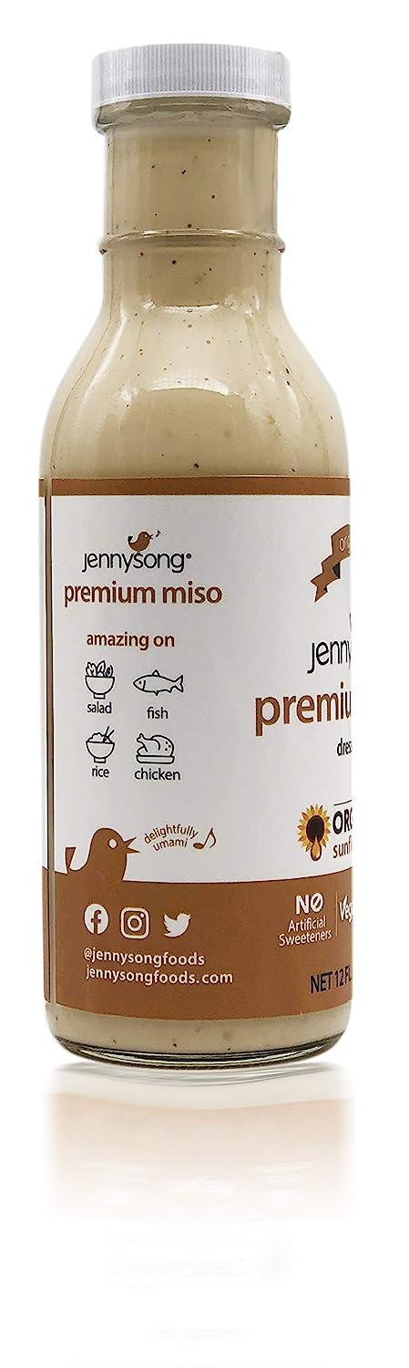 Jennysong Organic Premium Miso Dressing - 12 fl oz