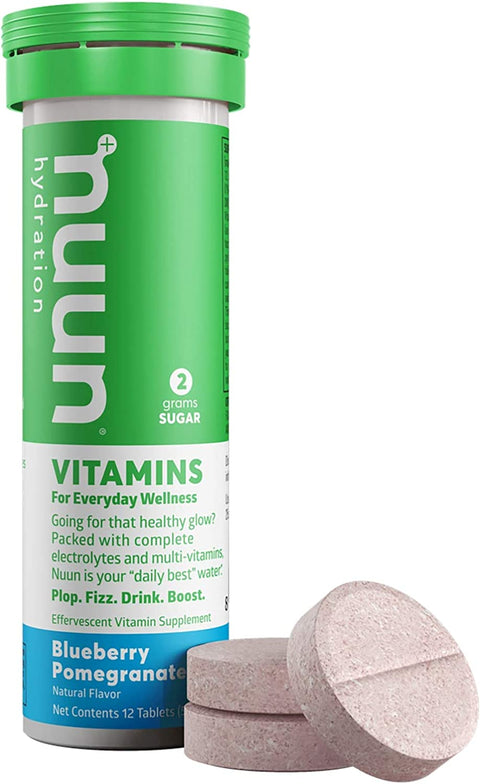 Nuun Hydration Vitamins Blueberry Pomegranate - 12 ct | Pantryway
