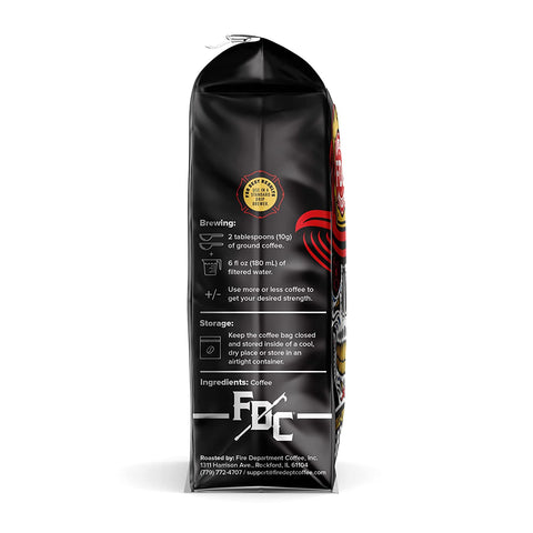 Fire Department Coffee Skull Crushing Espresso Ground Medium Ground ...