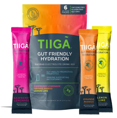 Tiiga Gut Friendly Hydration Variety Pack - 2.76 oz | Pantryway