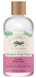 Humphreys Witch Hazel Alcohol-Free Toner With Rose - 8 oz