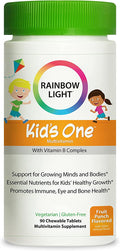 Rainbow Light Kid's One Food-Based Multivitamin Fruit Punch Chewable - 90 ct | Pantryway