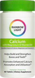 Rainbow Light Food-Based Calcium with Magnesium And Vitamin D3 - 90 ct | Pantryway