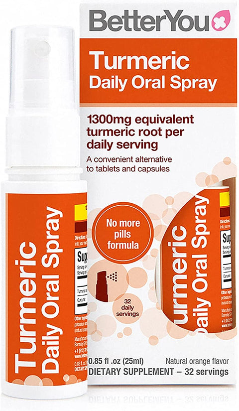 BetterYou Turmeric Oral Daily Spray - 25 ml | Pantryway