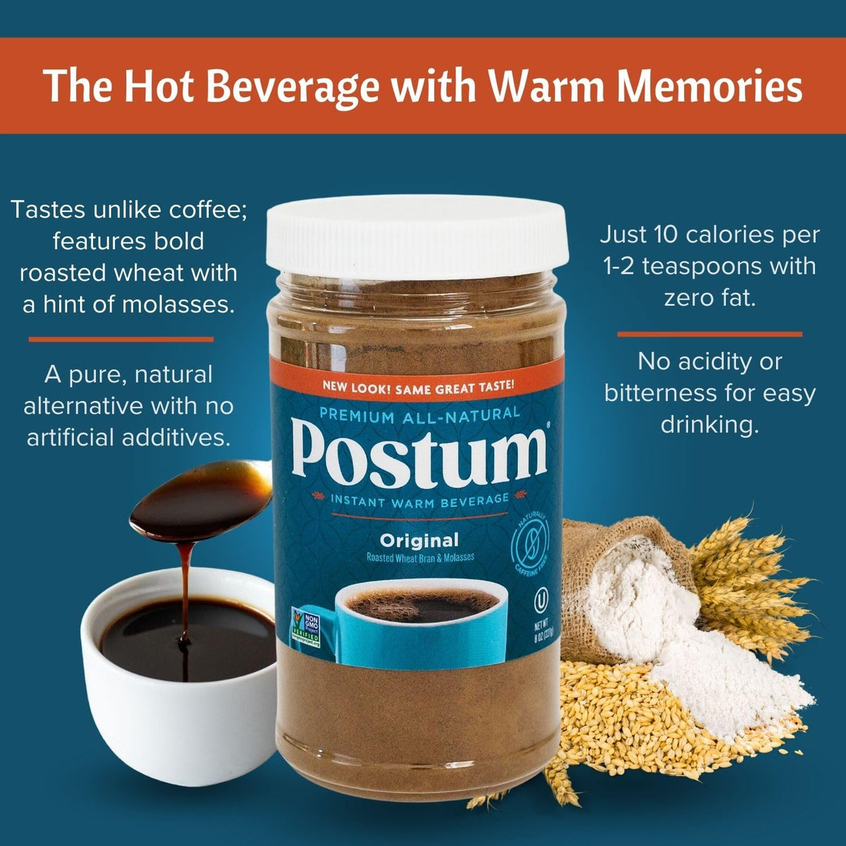Postum Tea Postum | Instant Postum | Postum Coffee | Original Instant Warm ...