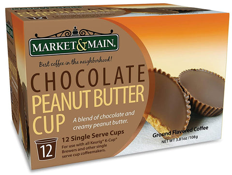Market And Main Coffee Chocolate Peanut Butter Pods - 12 ct | market and main coffee | market & main coffee | market and main coffee pods | market & main coffee pods | Pantryway
