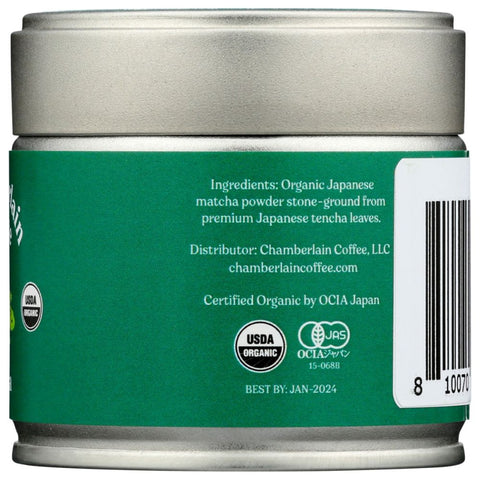 Chamberlain Coffee Matcha Organic Powder - 1.06 oz