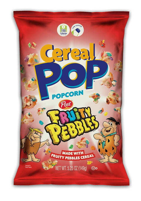 Cereal Pop Cookie Popcorn Fruity Pebbles - 5.25 oz
