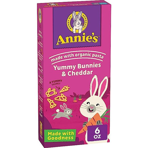 Annie's Homegrown Bunny Pasta with Yummy Cheese - 6 Oz | Pantryway | Annie's Macaroni