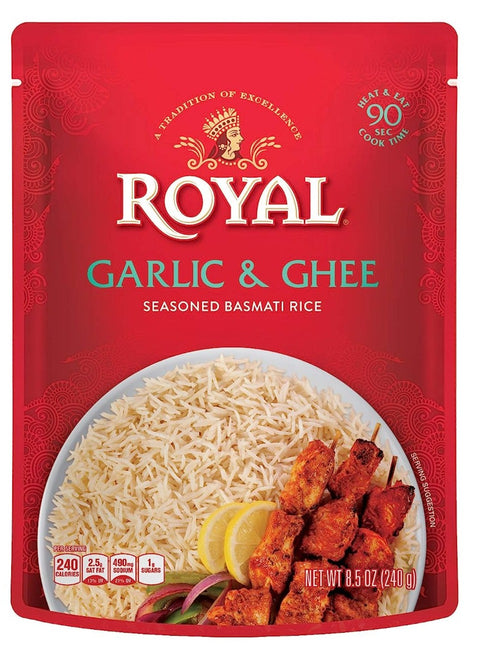Royal Garlic & Ghee Basmati Rice - 8.5 oz