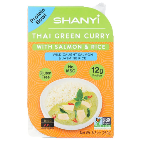 Shanyi  Thai Green Curry with Salmon and Rice - 8.8 oz | Pantryway