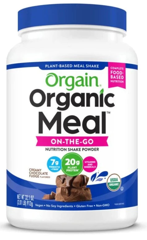Orgain Organic Meal All-in-one Nutrition Creamy Chocolate Fudge - 2.01 lb | Pantryway