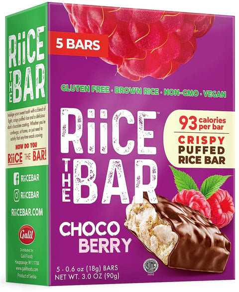 The Riice Bar Choco Berry - 3 oz | Riice Bar | Riice The Bar | The Riice Bar | Pantryway