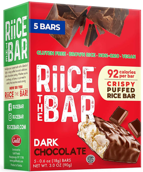 The Riice Bar Dark Chocolate - 3 oz | riice bar | riice the bar | the riice bar | Pantryway