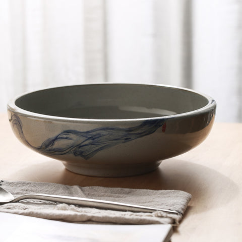 Large Round Ceramic Ramen Bowl