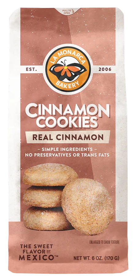 La Monarca Bakery Cinnamon Cookies - 6 oz