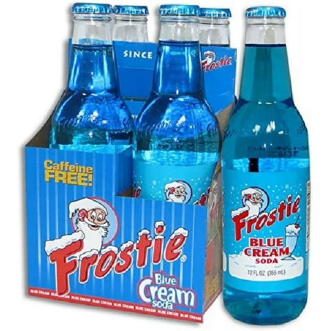 Frostie Blue Cream Soda - 4 pk | blue creaming soda | frostie soda | frostie | pantryway