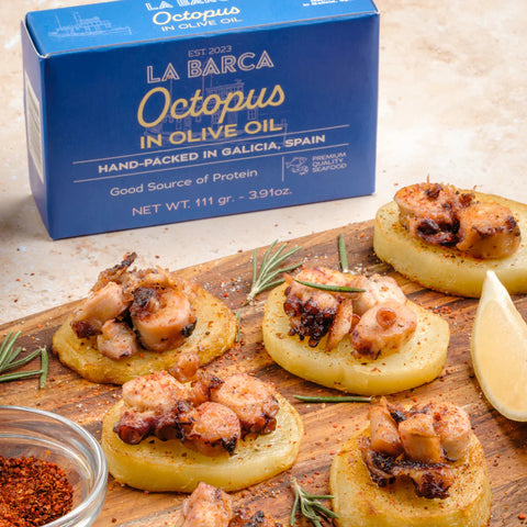 La Barca Octopus in Olive Oil - 3.91 oz