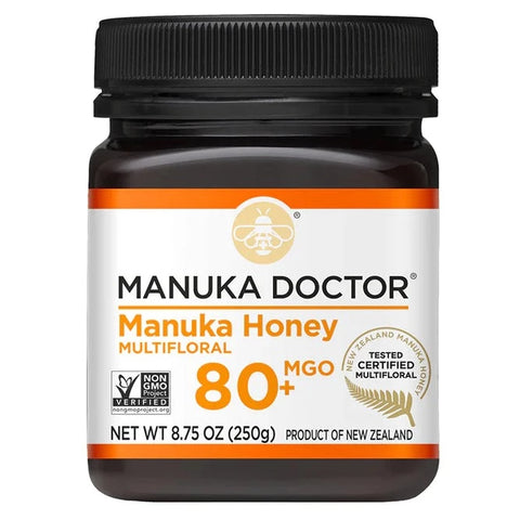 Manuka Doctor Manuka Honey Multifloral 80 Plus MGO - 8.75 oz | Manuka Honey | Pantryway